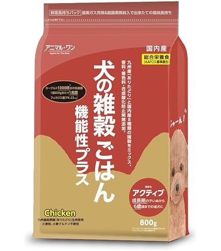 Mアニマルワン犬の雑穀ごはん機能性プラスフィッシュ800㌘ Amazon.co.jp: アニマル・ワン アニマルワン 犬の雑穀ごはん